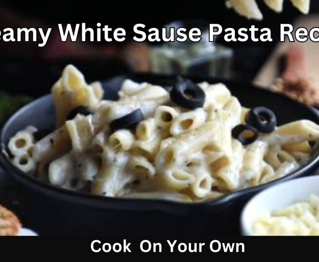 Creamy white sauce pasta recipe that you can cook on your own