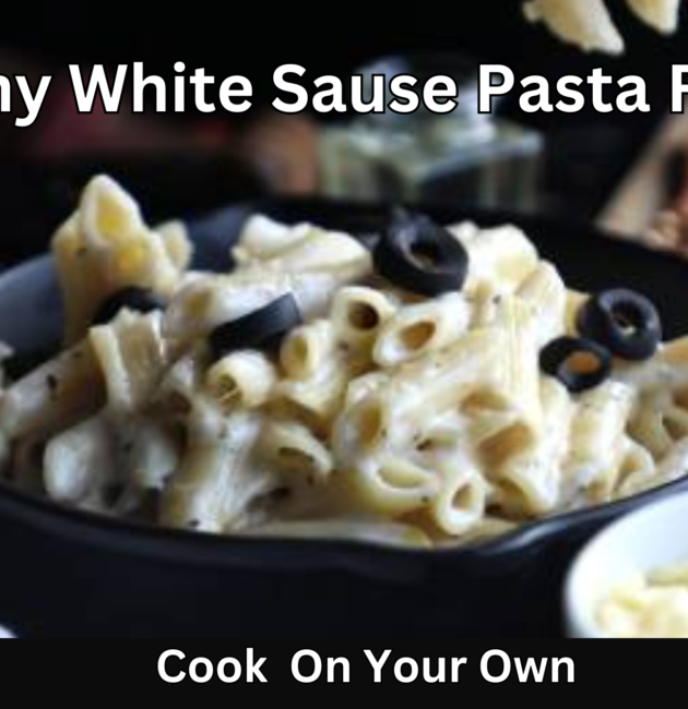 Creamy white sauce pasta recipe that you can cook on your own