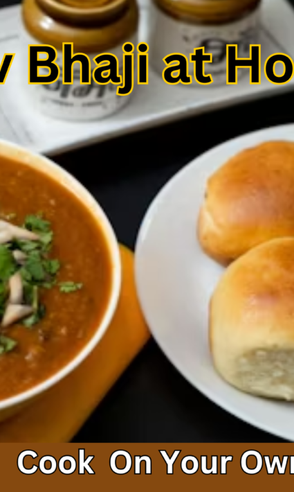 how to make pav bhaji at home by cook on your own , pav bhaji recipe